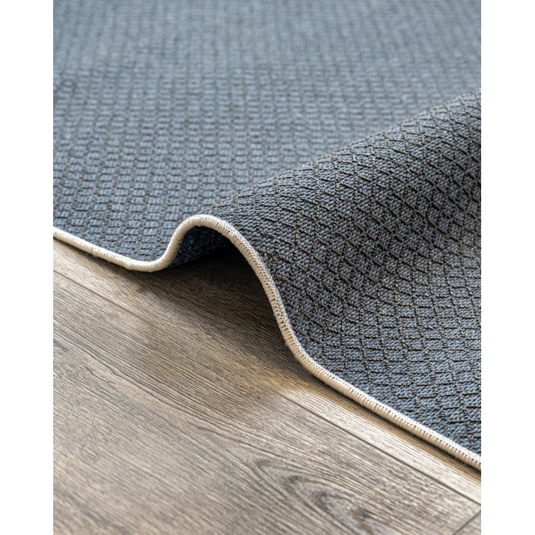 17 Stories Cotton Machine Washable Abstract Indoor/Outdoor Rug Wayfair